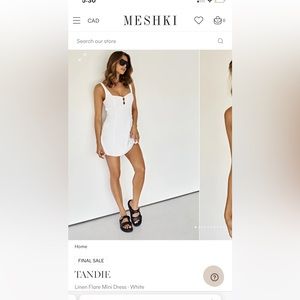 Meshki Tandie Linen Dress